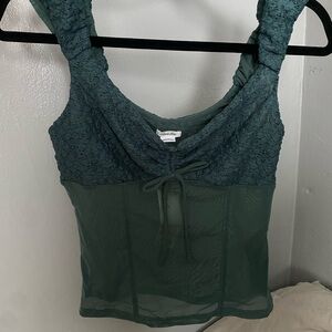 Kimchi blue dalilah lace cropped top